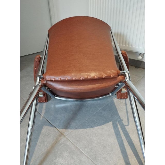 Folding Chair with System by André Monpoix For Sale - Image 15 of 18
