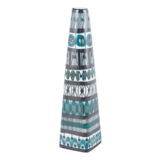 20th Century Conical Alfa Vase in Faience by Upsala Ekeby / Karlskrona For Sale