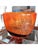 Type Orange vases (pair) Date 1970-79 Origin Italy Materials Murano glass Width 17 cm Depth 17 cm Height 32 cm