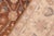 Brown Art Nouveau 1990's Floral Pak-Persian Brown/Beige Wool Rug - 6'2'' X 9'2'' For Sale - Image 8 of 9