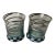 1990s Mackenzie Childs “Tango” Pattern Tumblers - a Pair For Sale