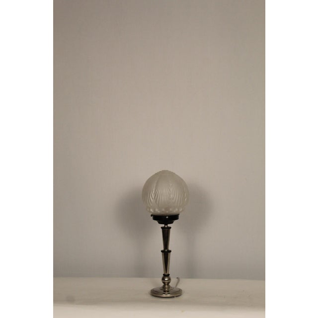 1930s Art Deco Mini Torchier Lamp For Sale - Image 4 of 10