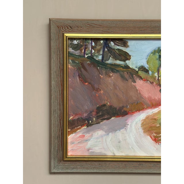 Bente Bjerregaard, Warm Day, France, 1982, Oil on Canvas, Framed For Sale - Image 9 of 18