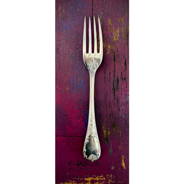 1920s Christofle “Marly” French Silver-Plated Flatware Set – 34 Pieces, Louis XIV Pattern For Sale In Naples, FL - Image 6 of 10