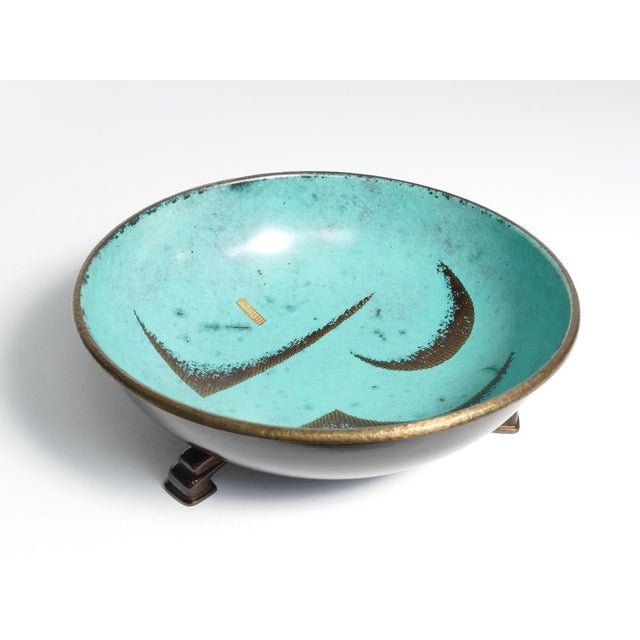 Art Deco Dinanderie Ikora Bowl by WMF, Germany, 1930s For Sale - Image 13 of 18