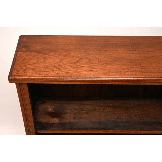 Wood Antique Victorian Open Bookcase, 1860 For Sale - Image 7 of 11