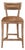 Carvell Counter Stool - Brown Cowhide / Oak Frame For Sale