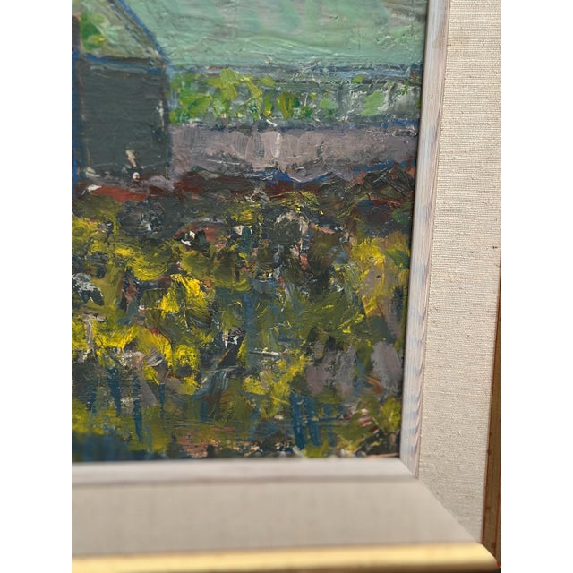 Svän Grandin, Farm, 1960s, Oil on Panel, Framed For Sale - Image 5 of 18