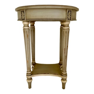 Ethan Allen Maison Oval Chairside Table For Sale