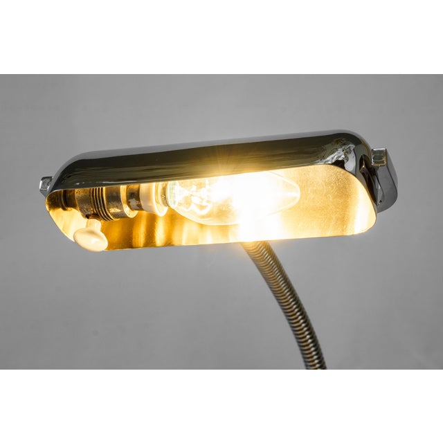 Art Deco Flexible Nickel Plated Table Lamp, 1920s For Sale - Image 14 of 15