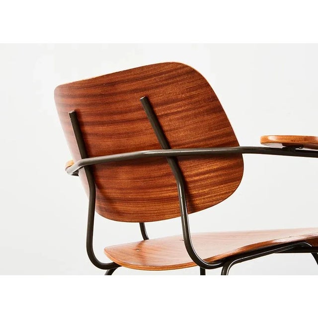 Wood Model 8000 Easy Chair by Tjerk Reijenga for Pilastro, 1962 For Sale - Image 7 of 9