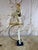 Black Vintage Folk Art Balancing Baseball Player Kinetic Sculpture For Sale - Image 8 of 9