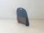 Mid-Century Organically Shaped Standing Mirror with Wooden Frame For Sale - Image 11 of 14