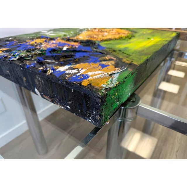 Incredible Abstract Portrait Painting by Vladimir Prodanovich For Sale - Image 4 of 12