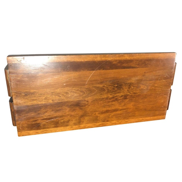 Brown 1930s Art Deco 2-Tier Mahogany Coffee Table by Brown Saltman Attributed to Gilbert Rohde For Sale - Image 8 of 8