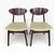 Animal Skin Mid-Century Modern Danish Butterfly Back Chairs, Set of 2 For Sale - Image 7 of 7
