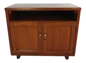 Mid-Century Walnut Side Cabinet