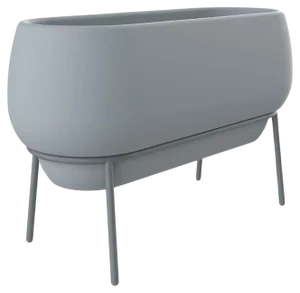 Lace Grey Planter by Mowee