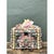 This vintage decorative box transforms a sturdy wooden case into a dazzling sailor's valentine-style treasure, its every...