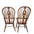Wood Early 20th C Windsor Chair Pair Set of Two Elm Wood England Arms Antique Vintage For Sale - Image 7 of 18