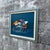 Post Modern Abstract Wall Art Painting Framed and Signed by the Artist. Circa 1980s For Sale - Image 16 of 17
