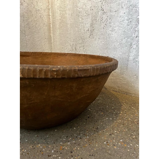 Early 20th Century Massive French Papier Mâché’ Bowl For Sale In Chicago - Image 6 of 8