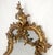 Antique c1900s Fine Gilt Gesso Rococo Style Tear Drop Shape Wall Mirror For Sale - Image 4 of 11