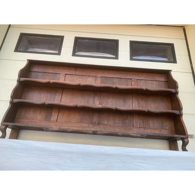 Oak Open Bookcase, 1950s For Sale - Image 13 of 18