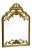 This is an Italian neo-classical style gilt cast plaster mirror with a wonderful carved lion pediment. The rococo style...