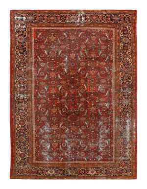 Pasargad Antique Persian Mahal Lamb's Wool Rug - 9' X 12'
