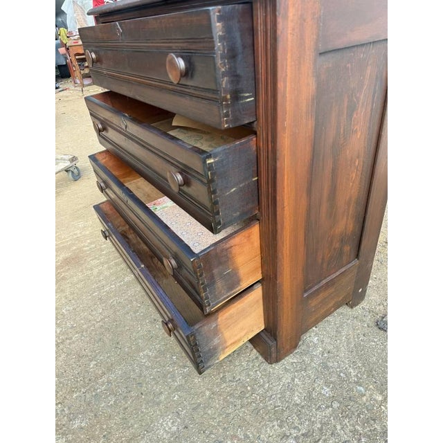 Antique Victorian Eastlake Style Dresser or Chest With Three Drawers For Sale - Image 14 of 15