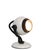 Cool Space Age ball form desk, table lamp, which can also be a wall mounted. pin up sconce. The ball shade is adjustable...