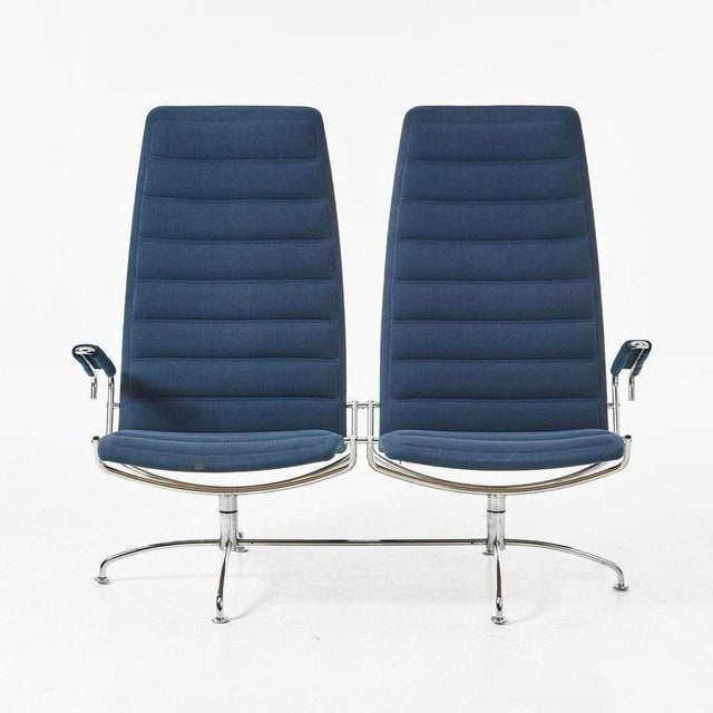 SAS Chair Sofa in Chromed Metal Frame by Jens Armundsen for Fritz Hansen, 1980s For Sale - Image 6 of 6