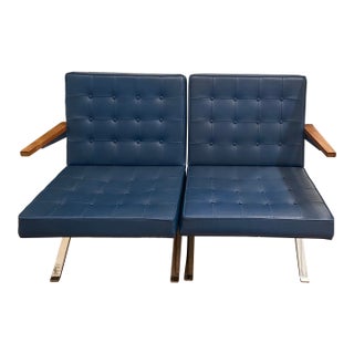 1960s Vintage Royal Metal Corporation Mid-Century Modern Chairs - Set of 2 For Sale
