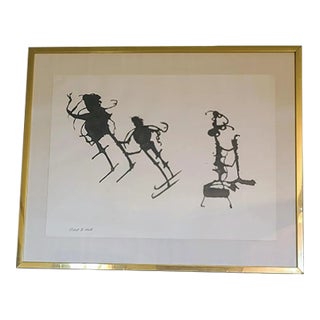 Signed Robert B. Hale India Ink Fine Art Print For Sale