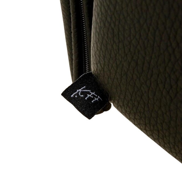 Modern Cantilever Chairs in Black Leather from KFF, Set of 4 For Sale - Image 3 of 6