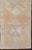 Tribal Medallion Vintage Turkish Oushak Runner in Orange, Blue and Cream For Sale In Atlanta - Image 6 of 11