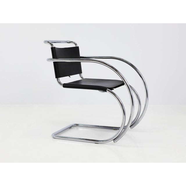 Bauhaus MR20 Cantilever Armchairs by Ludwig Mies van der Rohe for Knoll Inc. / Knoll International, 1970s For Sale - Image 3 of 13