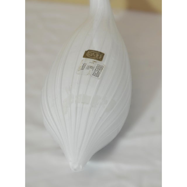 Artistic Glass Swan Sculpture by Licio Zanetti Murano, 1960s For Sale - Image 4 of 9