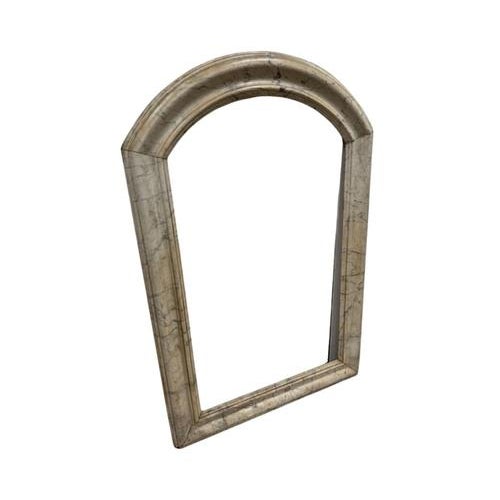 Antique French Marble Arched Mirror Frame, 1890s For Sale - Image 4 of 15