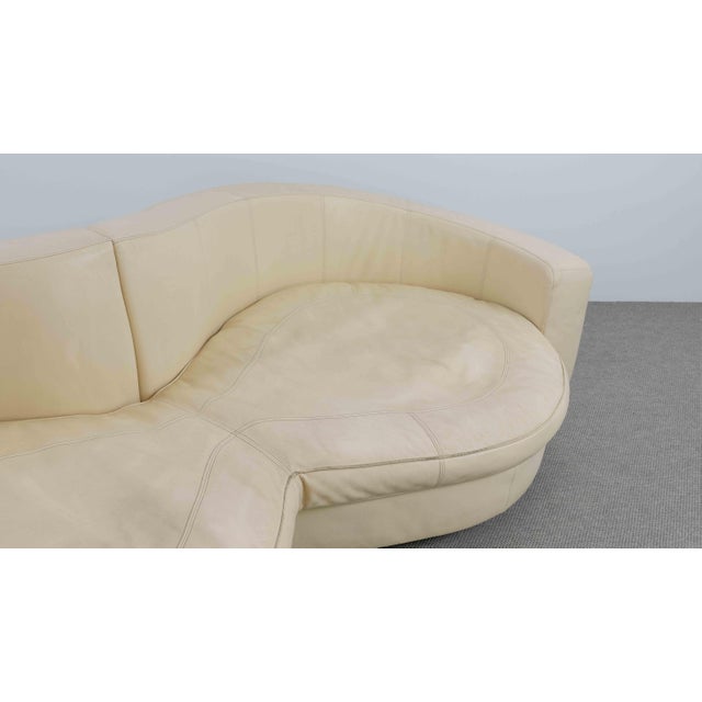 Eves Island Cream Four-Seater Sofa in Leather from Bretz, 2000s For Sale - Image 11 of 18