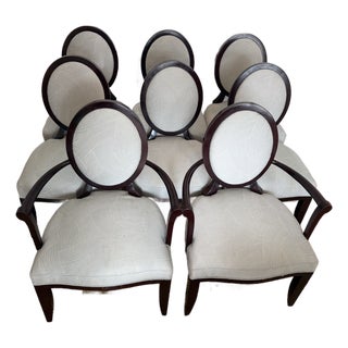 Set of 8 Attributed to Barbara Barry for Baker Dining Chairs For Sale