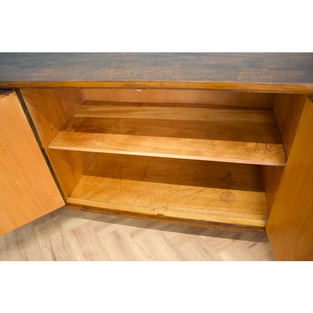 Mid-Century Dark Birch Sideboard, 1960s For Sale - Image 10 of 11