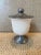 Vintage Labrazel Ceramic and Pewter Jar With Cover, Made in Italy For Sale - Image 4 of 9