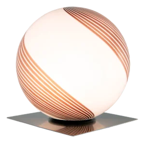 Swirl Table Lamp in Murano from Lamperti, 1970s