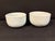 These vintage Korean celadon porcelain bowls, signed Woojung Kiln (牛正窯), feature wildlife (deer & turtle) and lotus raised...