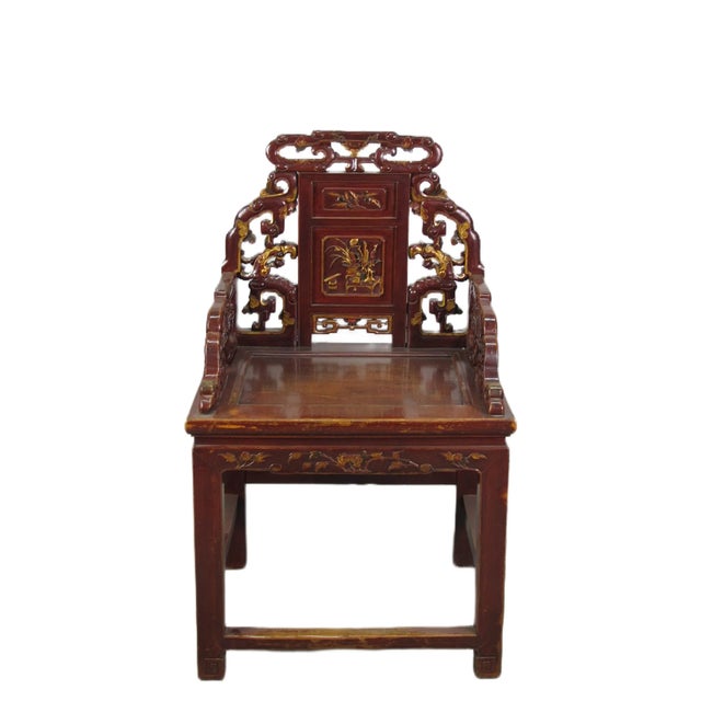 Pair Antique Chinese Taishi Chairs 1 For Sale In Greensboro - Image 6 of 12