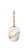 Italian Handblown Faux Alabaster Glass Pendant Light With Brass Chain & Fittings – 9" Glass Shade For Sale In Richmond - Image 6 of 16