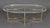 Modern Brass and Acrylic Oval Coffee Table For Sale - Image 4 of 6