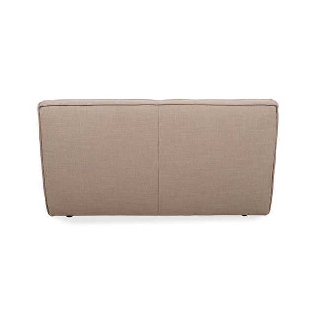 Gray Fabric Two-Seater Grey Sand Taupe Ethnicraft N701 Sofa For Sale - Image 8 of 10